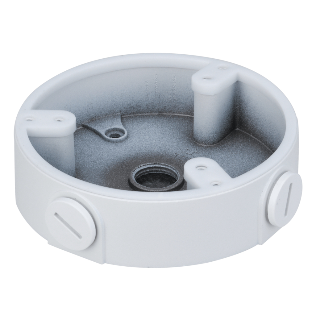 Caja conexiones para Domos, MiniDomos, FishEye con anclaje en 3 puntos