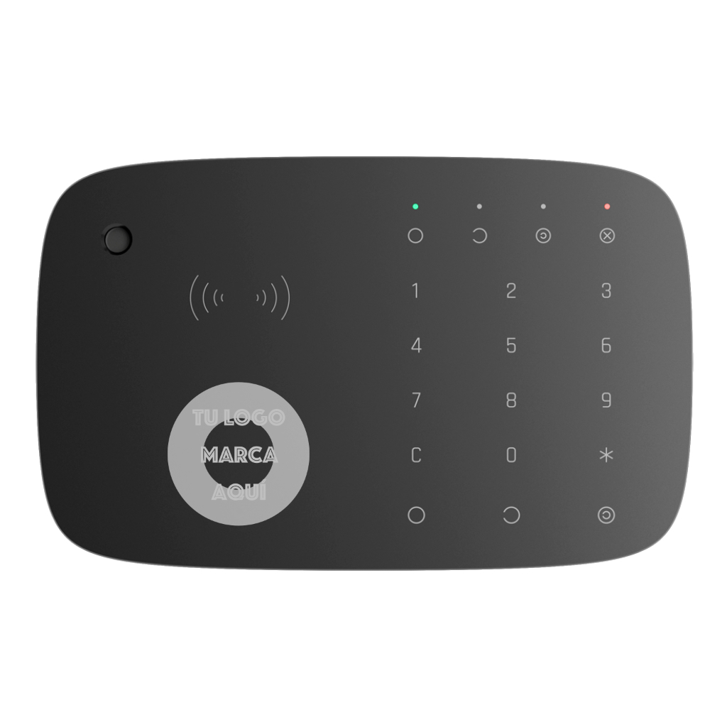 Ajax KeyPad Combi con serigrafía PERSONALIZADA. Cantidad mínima 10 unidades. Color negro