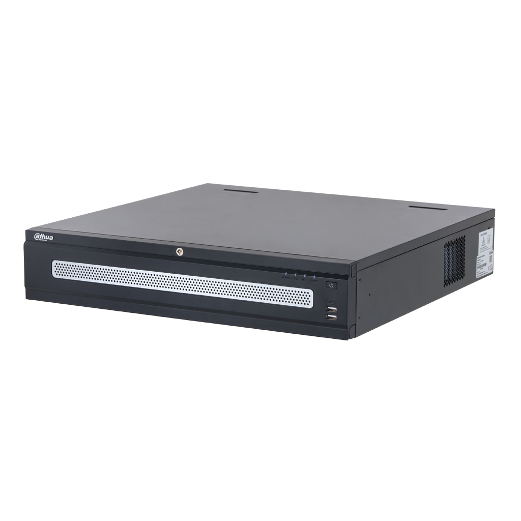 NVR 64ch 512Mbps H265 2xHDMI 8HDD E/S RAID 0/1/5/6/10 AI