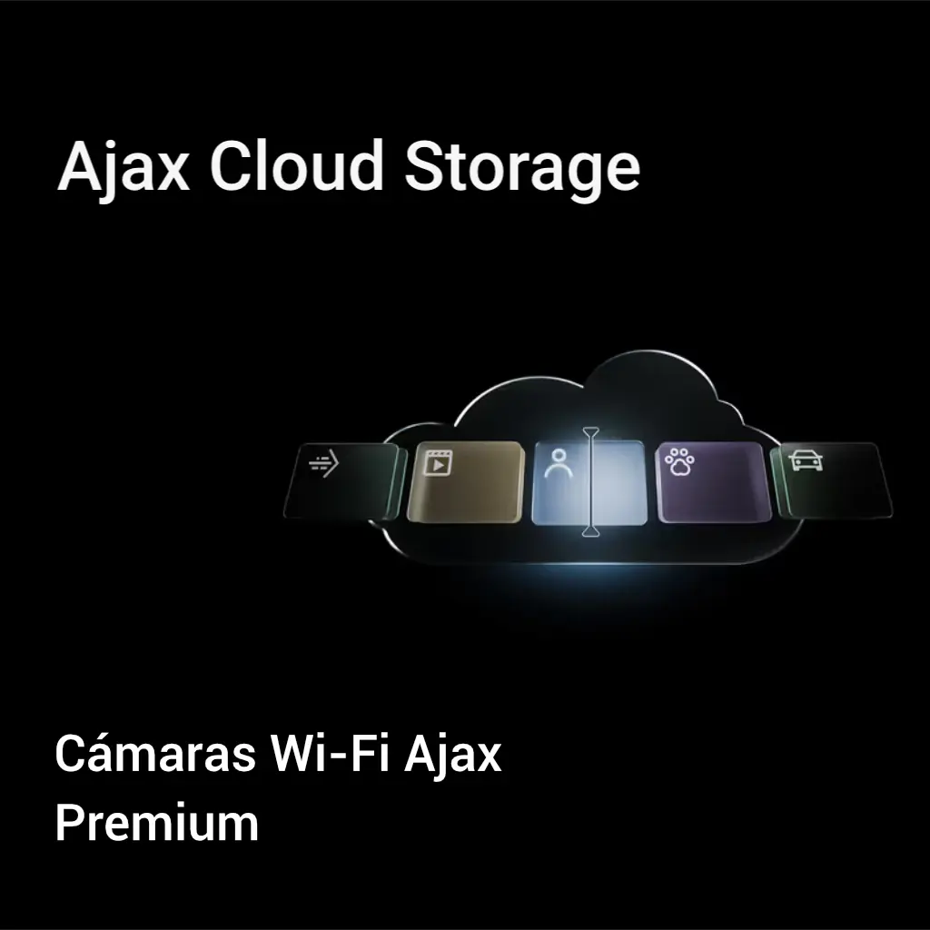 Ajax Cloud Plan de suscripción mensual Premium – 4 camera – 1500 min – 30 days
