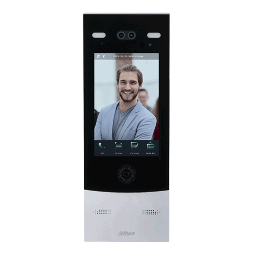 Estación Exterior de Videoportero IP con Cámara 2MP pantalla táctil 8" IP65. Reconocimiento Facial