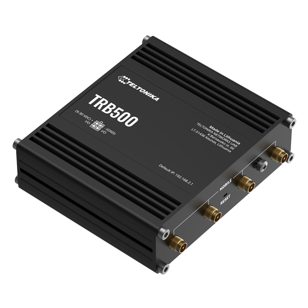 Gateway Teltonika Industrial 5G 1xSIM 1xRJ45 Gigabit 2xDigital I/O USB
