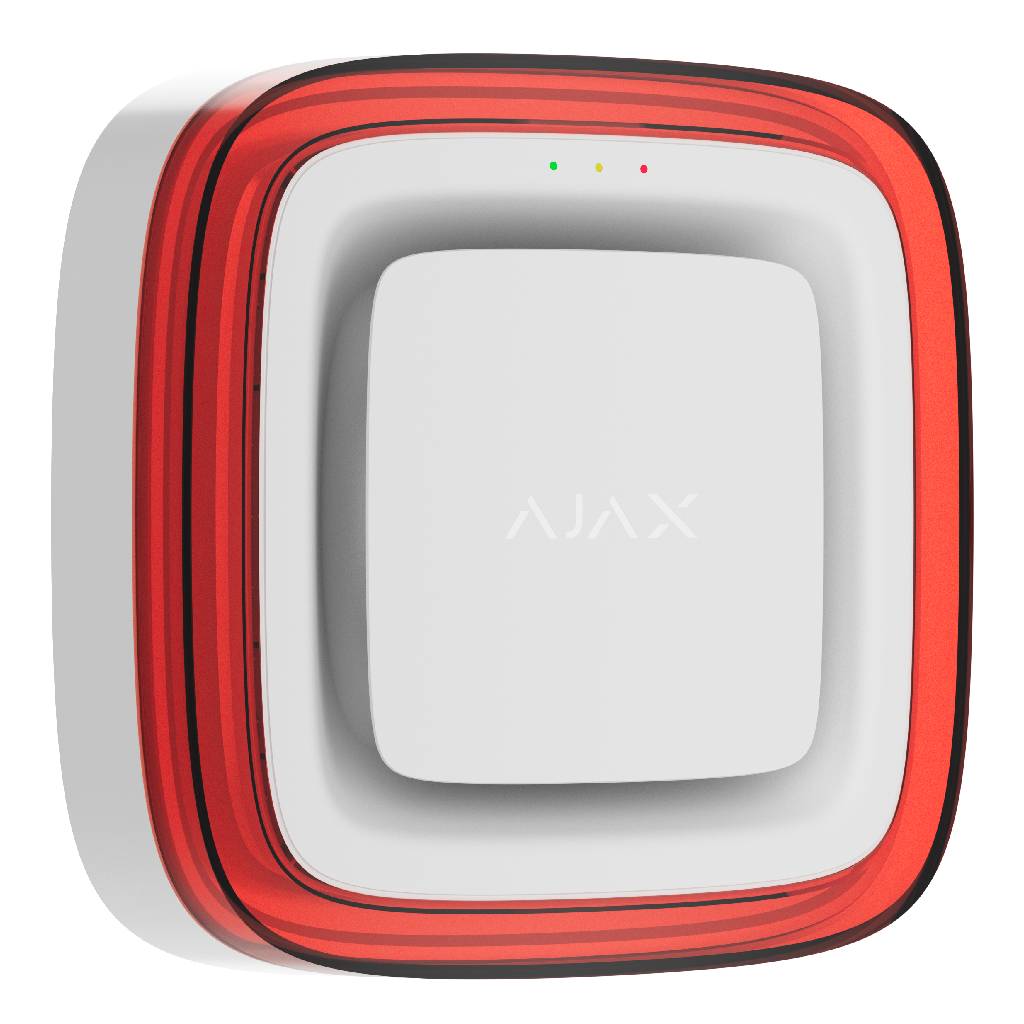 Ajax EN54 FireProtect Sounder/VAD Jeweller. Indicador Acustico y Visual de alarma. Color Blanco
