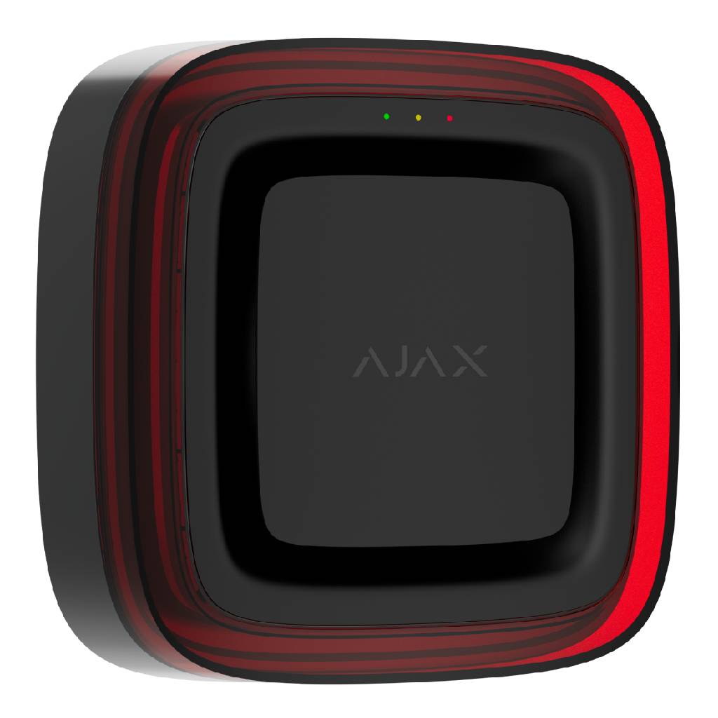 Ajax EN54 FireProtect Sounder/VAD Jeweller. Indicador Acustico y Visual de alarma. Color Negro