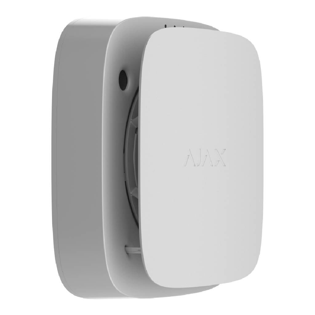 Ajax EN54 FireProtect Heat/Sounder Jeweller. Detector de calor con sirena. Color Blanco