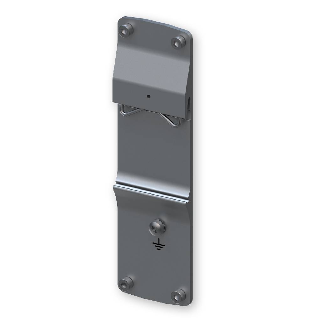 Panel trasero para Teltonika TSW1xx con soporte para carril DIN