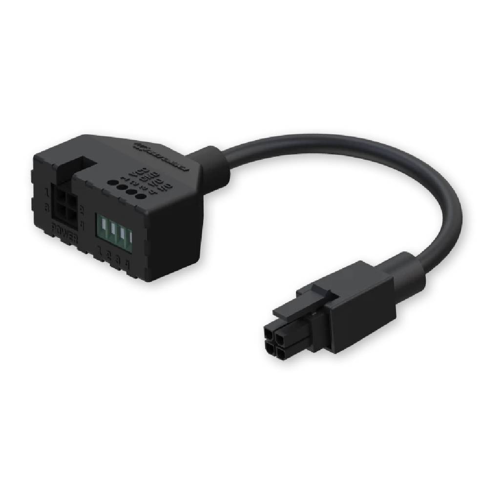 Adaptador Teltonika de alimentación de 4 pines con acceso I/O
