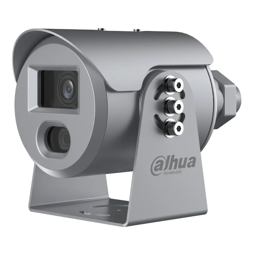 Cámara ATEX Explosion-proof 4M H265 WDR 3.6mm Starlight IR50m IP68 AUDIO E/S AI