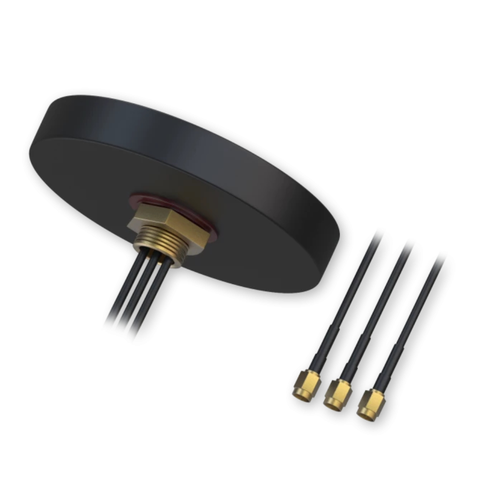 Antena Teltonika COMBO SISO Móvil/GNSS/Wi-Fi de techo SMA