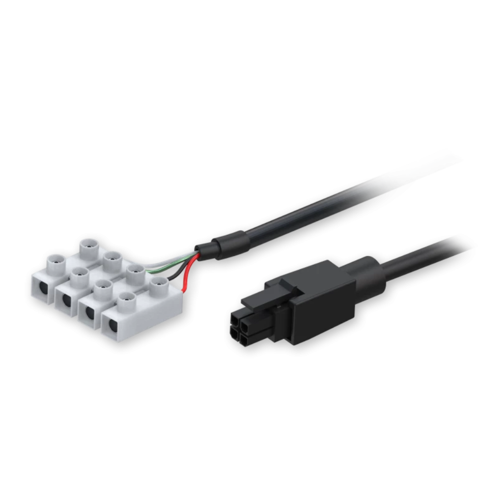 Cable de alimentación Teltonika de 4 pines a regleta de 4 vías