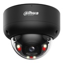 Domo IP H265 4M WDR Iluminación Dual LED40m/IR40m 2.8mm IK10 IP67 PoE SD AUDIO MIC E/S AI. Color Negro