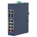 Switch Hardened PoE 8 puertos Gigabit + 2RJ45 Uplink Gigabit + 2SFP Gigabit 110W Manejable en Cloud Layer2