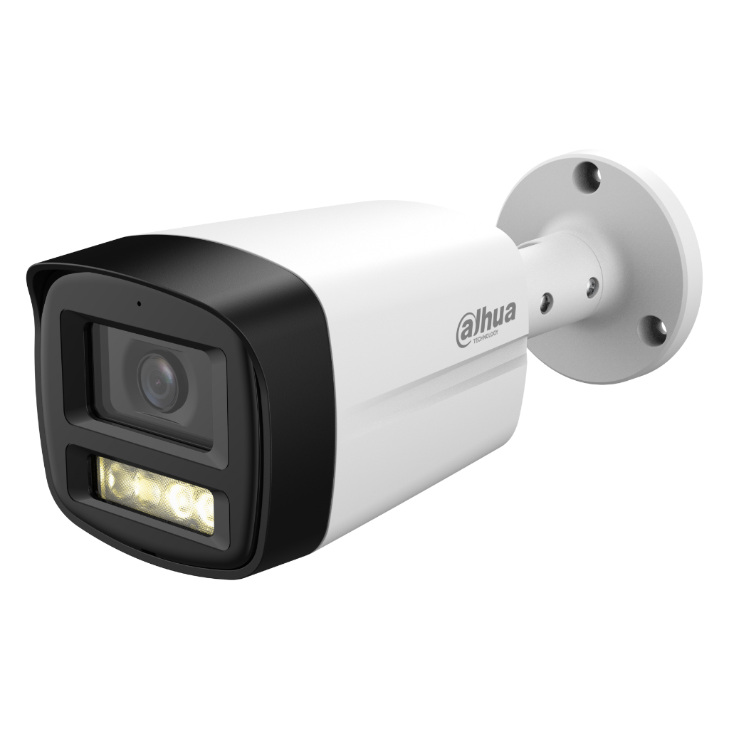 Tubular HDCVI 4EN1 5M Iluminación Dual LED40m/IR40m 2.8mm IP67 MIC