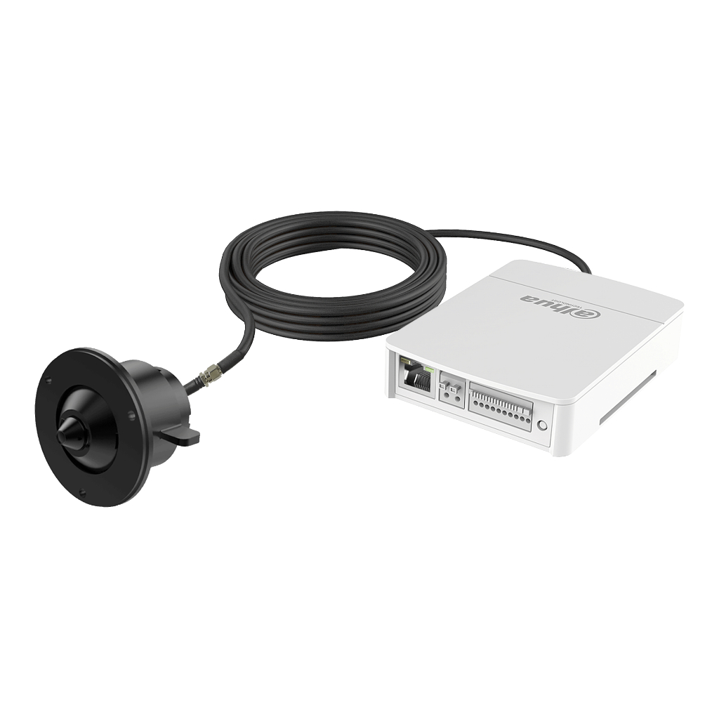 Minicámara IP H265 Pinhole 4M WDR 2.8mm AUDIO E/S + Unidad principal AI