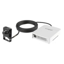 Minicámara IP H265 Pinhole 4M WDR 2.8mm AUDIO E/S + Unidad principal AI