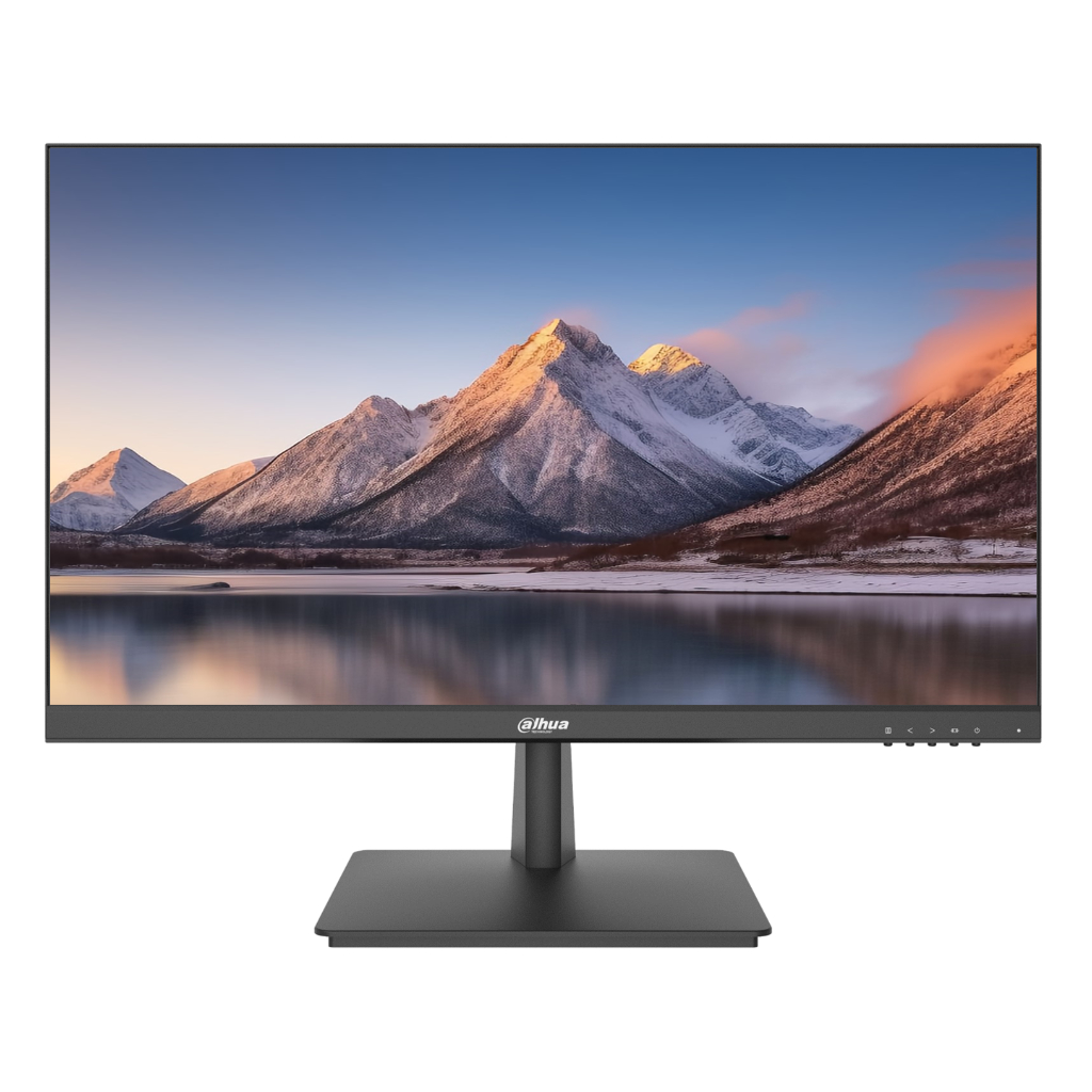 Monitor 23.8" Dahua para Seguridad 24/7 LCD(VA) VGA/HDMI 16:9 1080P
