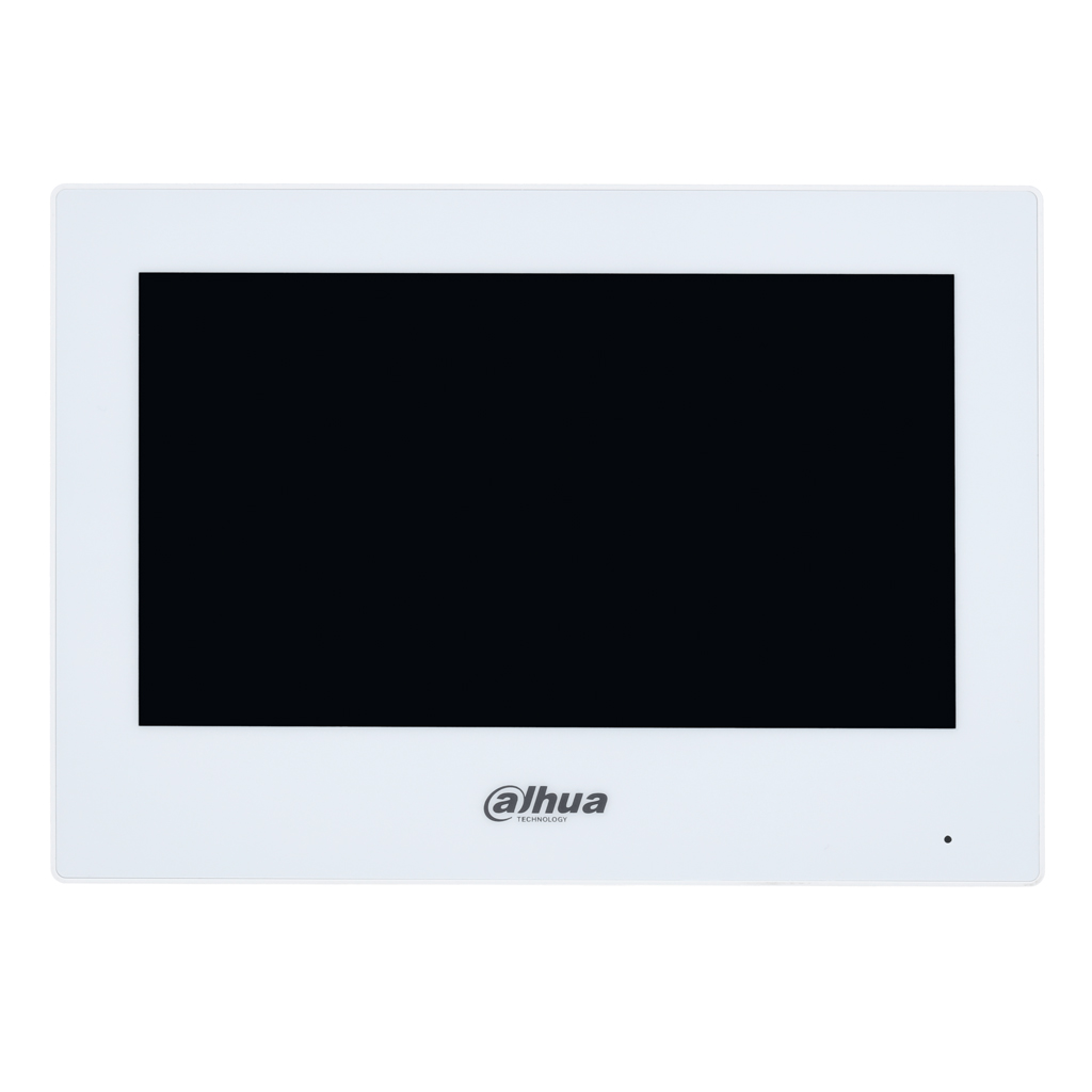 Monitor Interior 7" de Superficie para Videoportero IP WiFi / 2-hilos 6E 1S Alarma Blanco