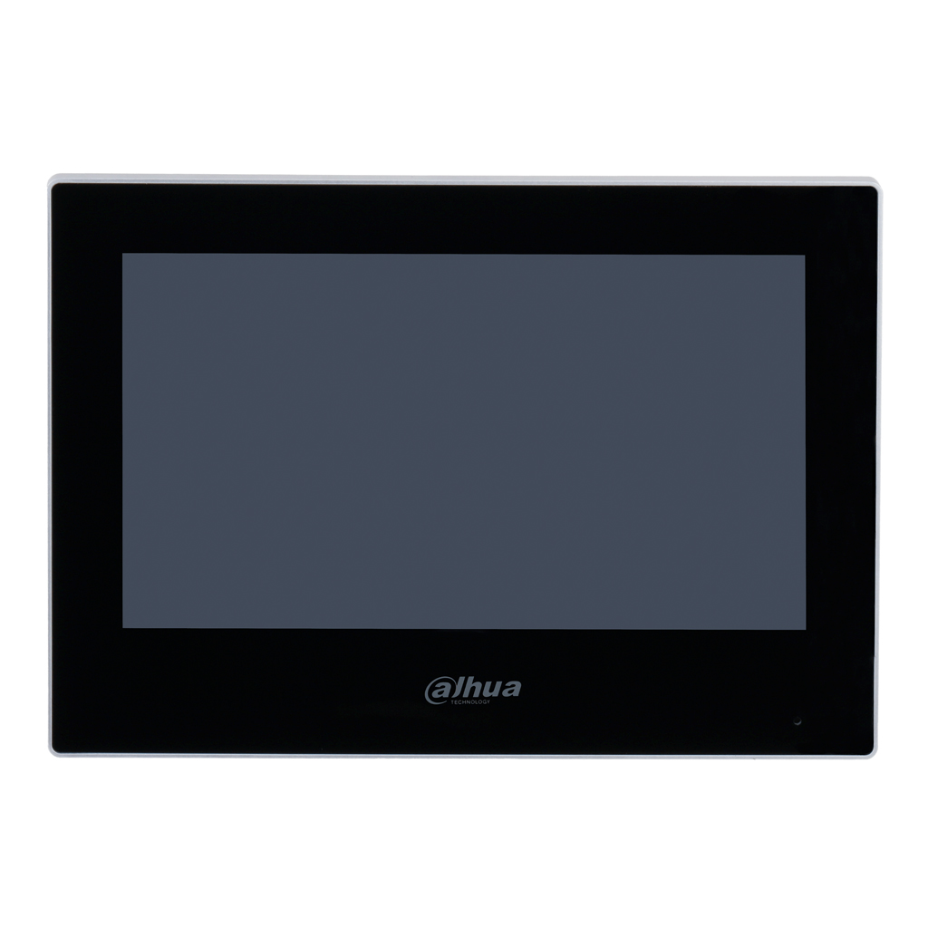 Monitor Interior 7" de Superficie para Videoportero IP WiFi / 2-hilos 6E 1S Alarma Negro