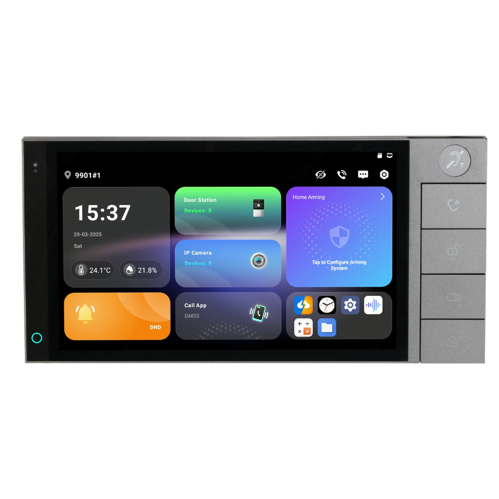 Panel de control interior 7" tàctil 2-hilos WiFi con Android 14