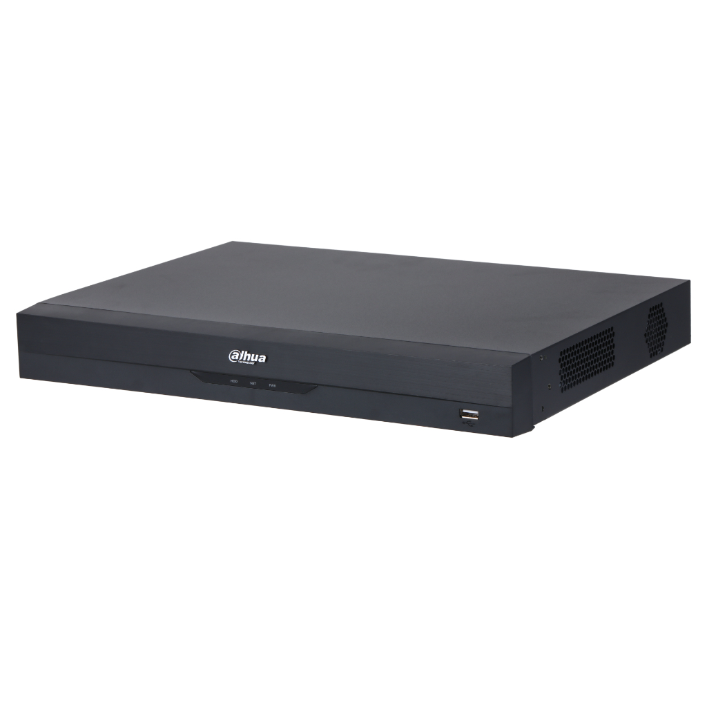 NVR 32ch 484Mbps H265 HDMI 2HDD 2RJ45 E/S AI