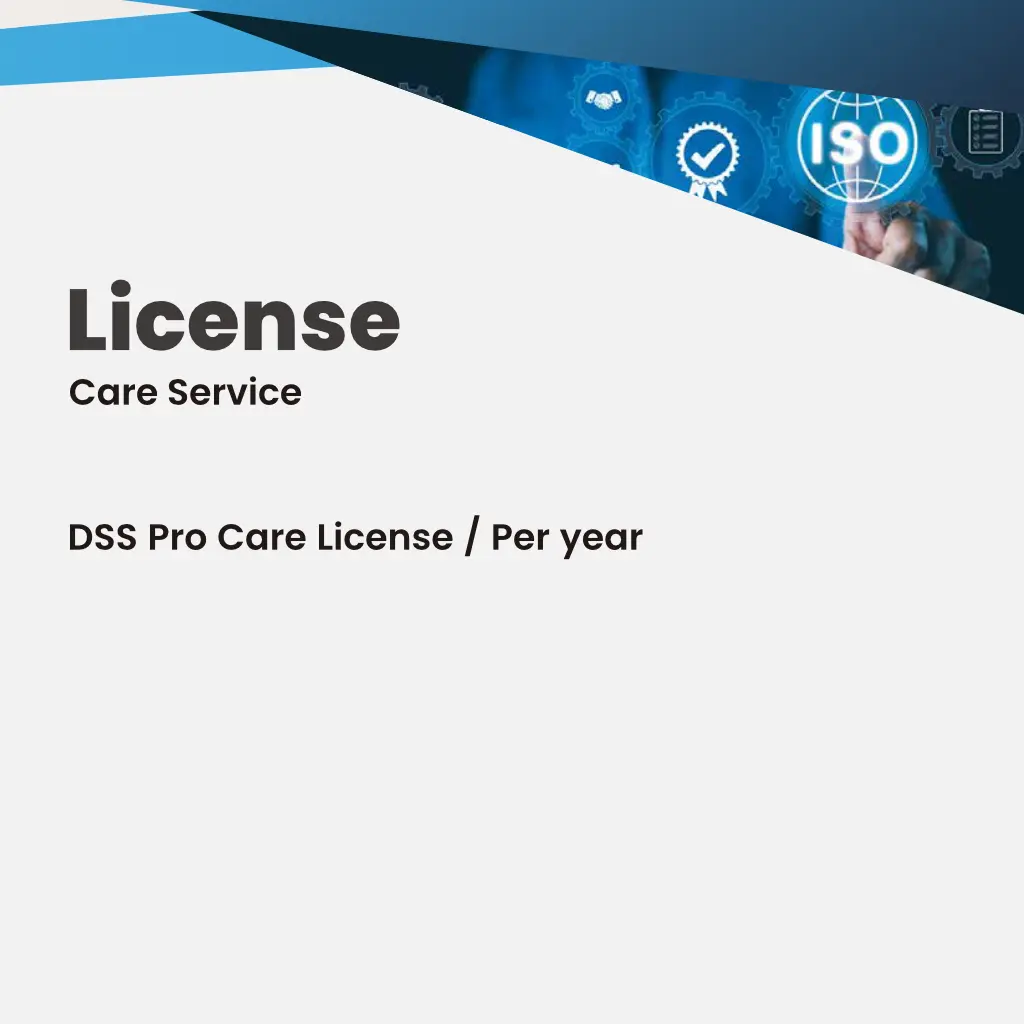 Licencia de mantenimiento anual (Care Service) por canal o dispositivo para la plataforma Dahua DSS Professional V8