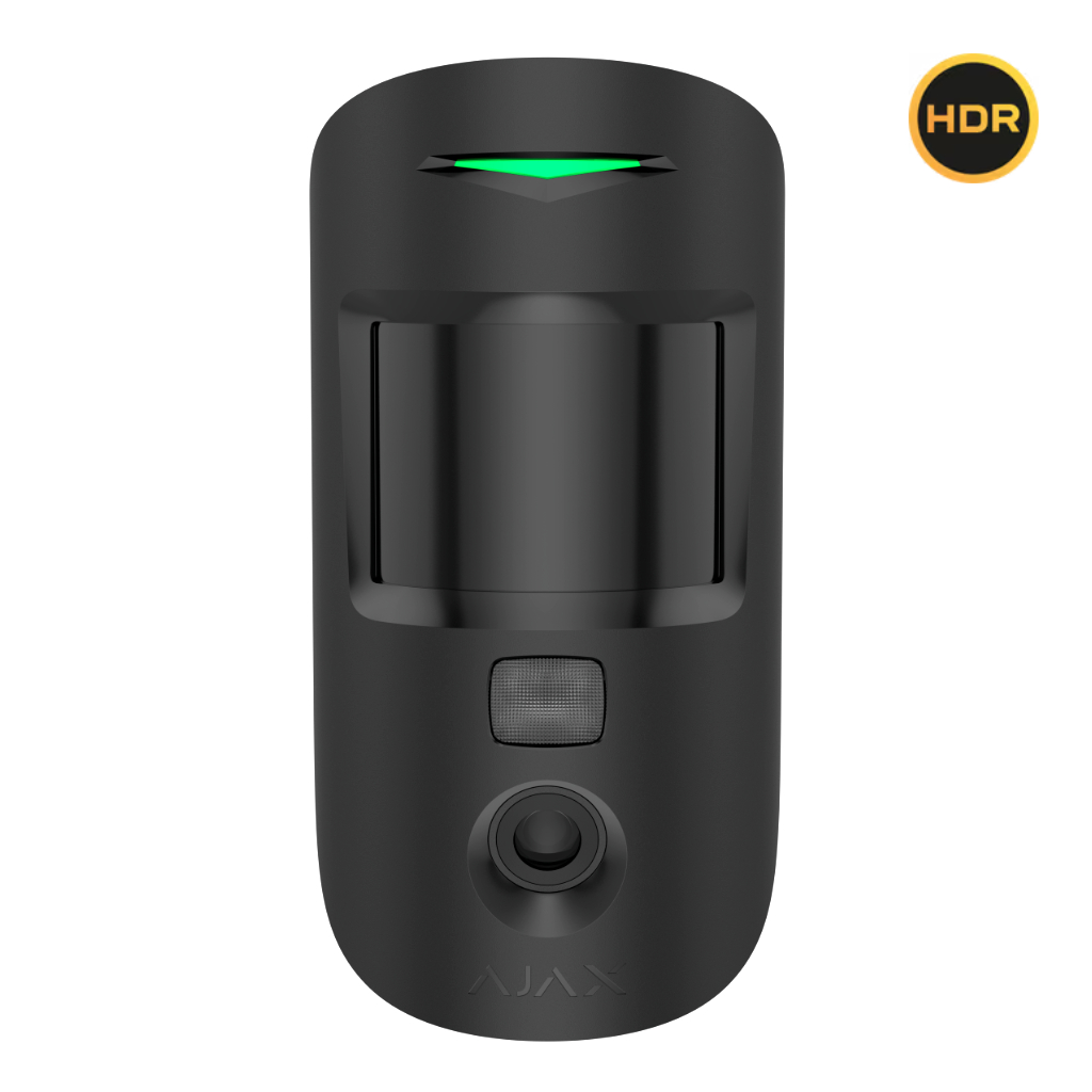 Ajax MotionCam HDR Jeweller. Color Negro