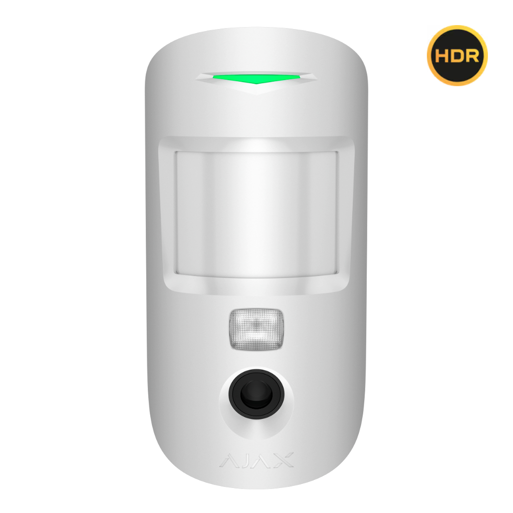 Ajax MotionCam HDR Jeweller. Color Blanco
