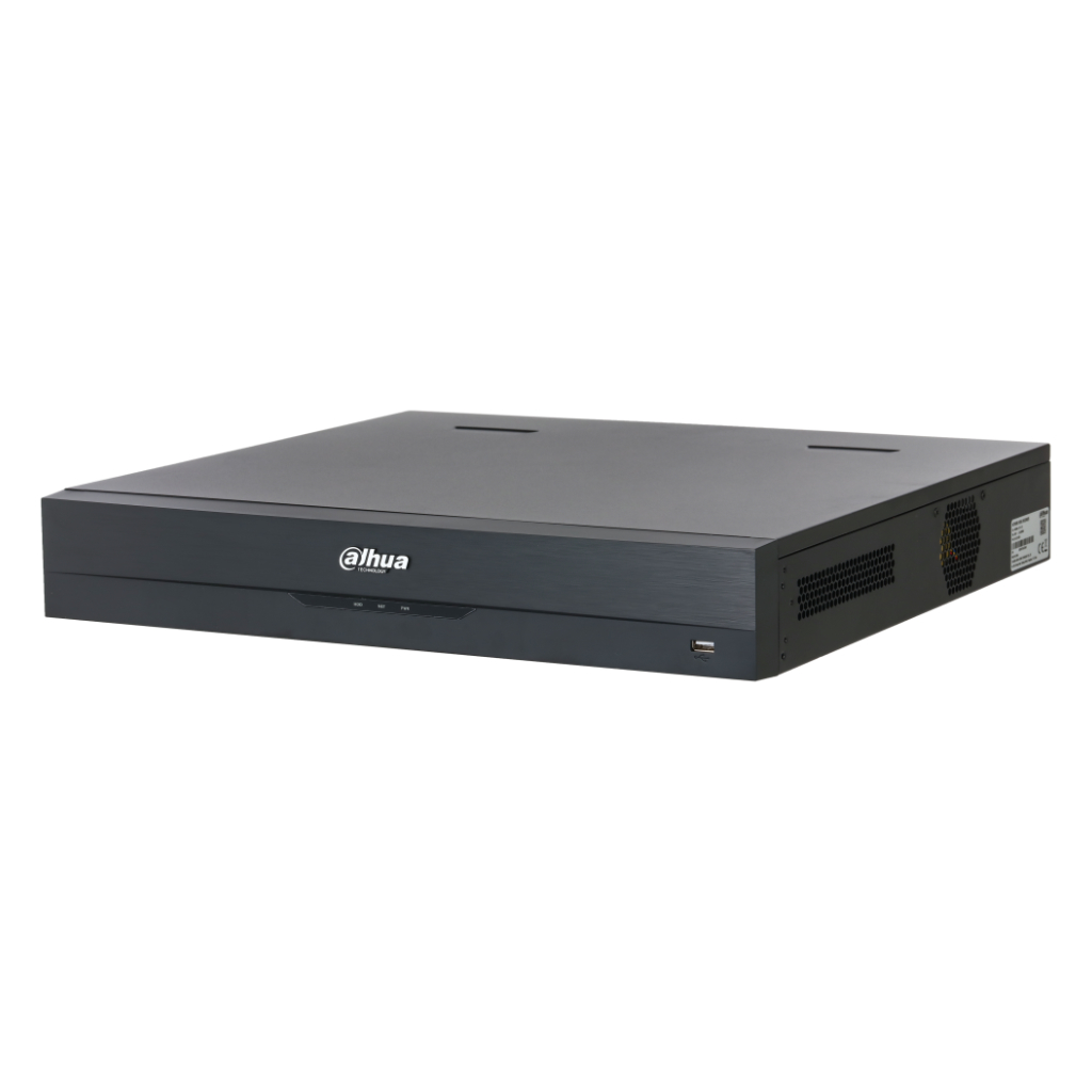 NVR 32ch 448Mbps H265 2xHDMI 4HDD 2RJ45 E/S AI