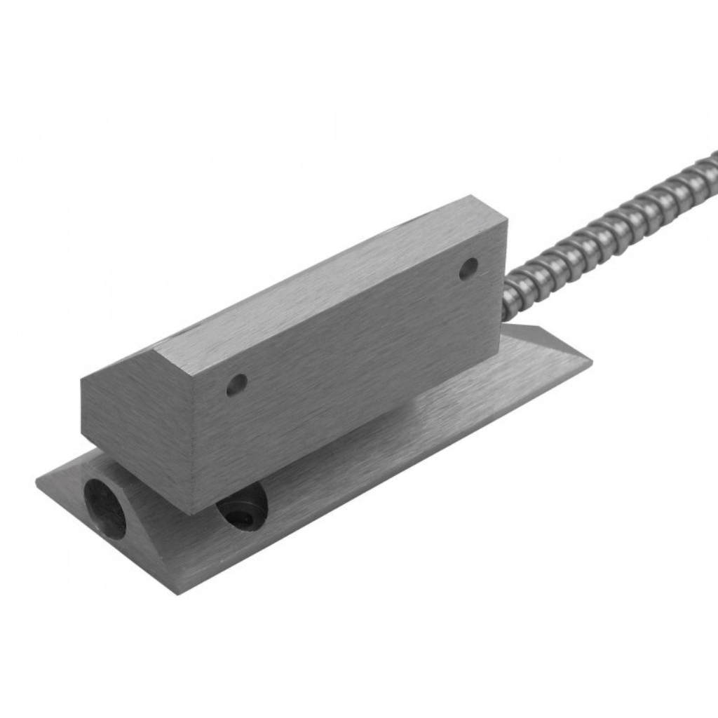 Kit de contacto magnético de alta seguridad. G3. NC. 4 hilos. Conjunto de aluminio. Inst. en suelo