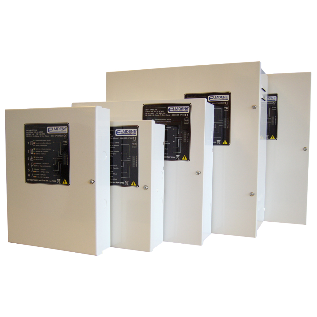 Fuente de alimentación 24V 2A. Para sistemas contra incendios EN54