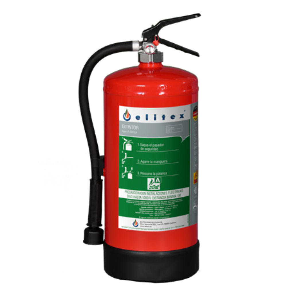 Extintor 9L agente F-500