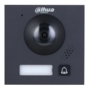 Exterior Modular para Videoportero IP con Cámara y 1 botón para Series VTO4202F-X. Color negro
