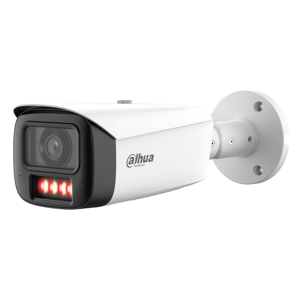 Tubular IP WizColor PRO H265 6M WDR130dB Iluminación Dual LED60m/IR80m 3.6mm IP67 IK10 PoE AUDIO DUALMIC/Altavoz E/S AI