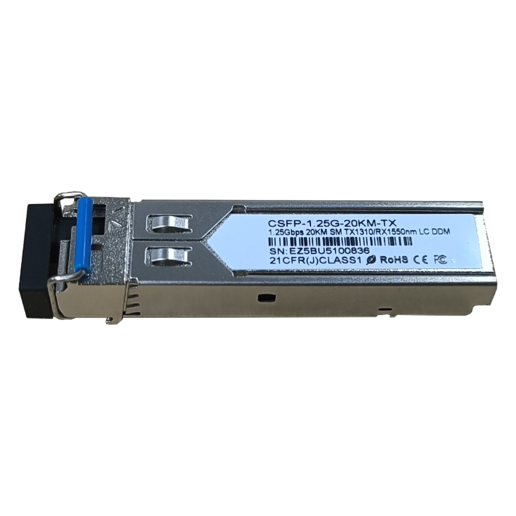 Módulo SFP 1.25G Monofibra 20km LC TX
