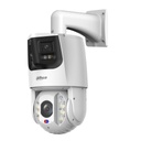 Domo Dual-PTZ IP 8M+4M WDR Iluminación Dual LED100m/IR250m 32x IP67 IK10 PoE++ AUDIO MIC/Altavoz E/S AI