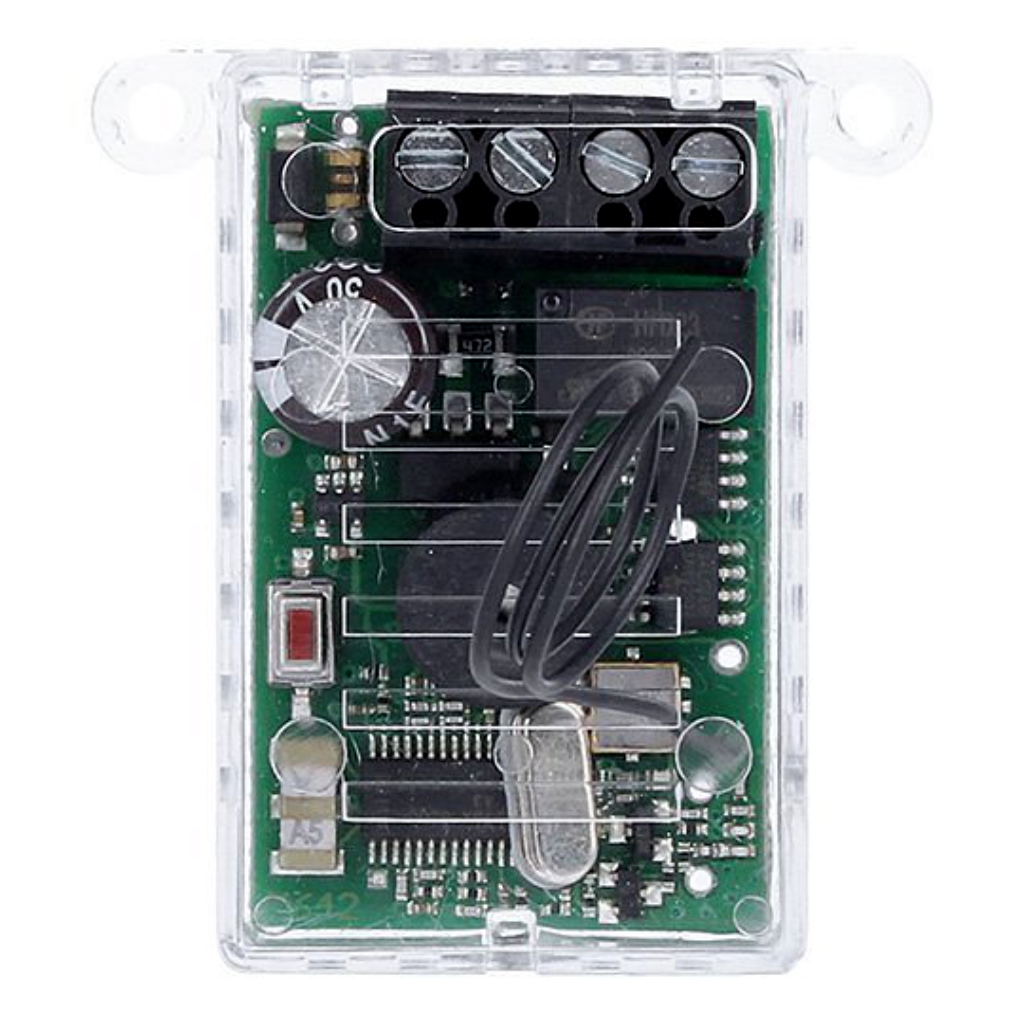 Receptor RF 433Mhz NANO. 1 relé. 12/24 Vac/Vdc