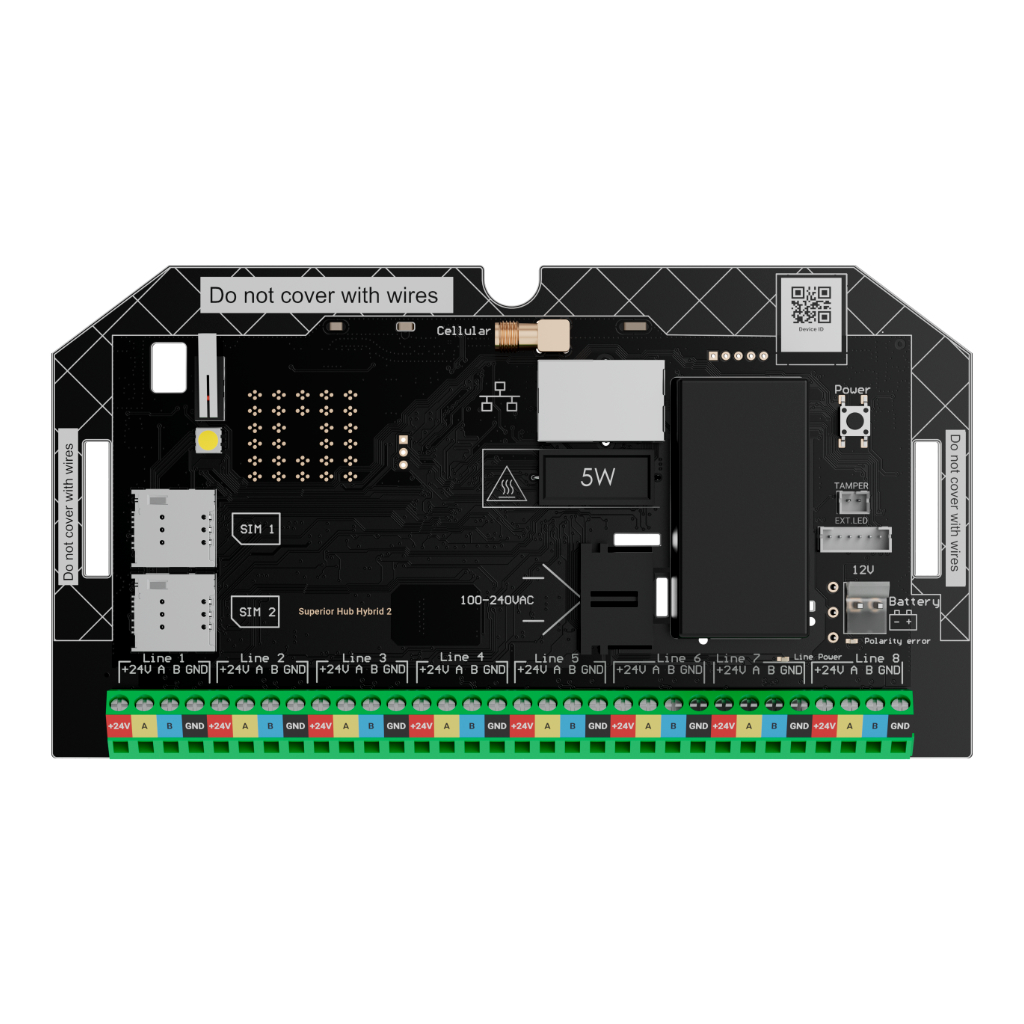 Ajax Superior Hub Hybrid 2 (2 SIM) (without casing). G3