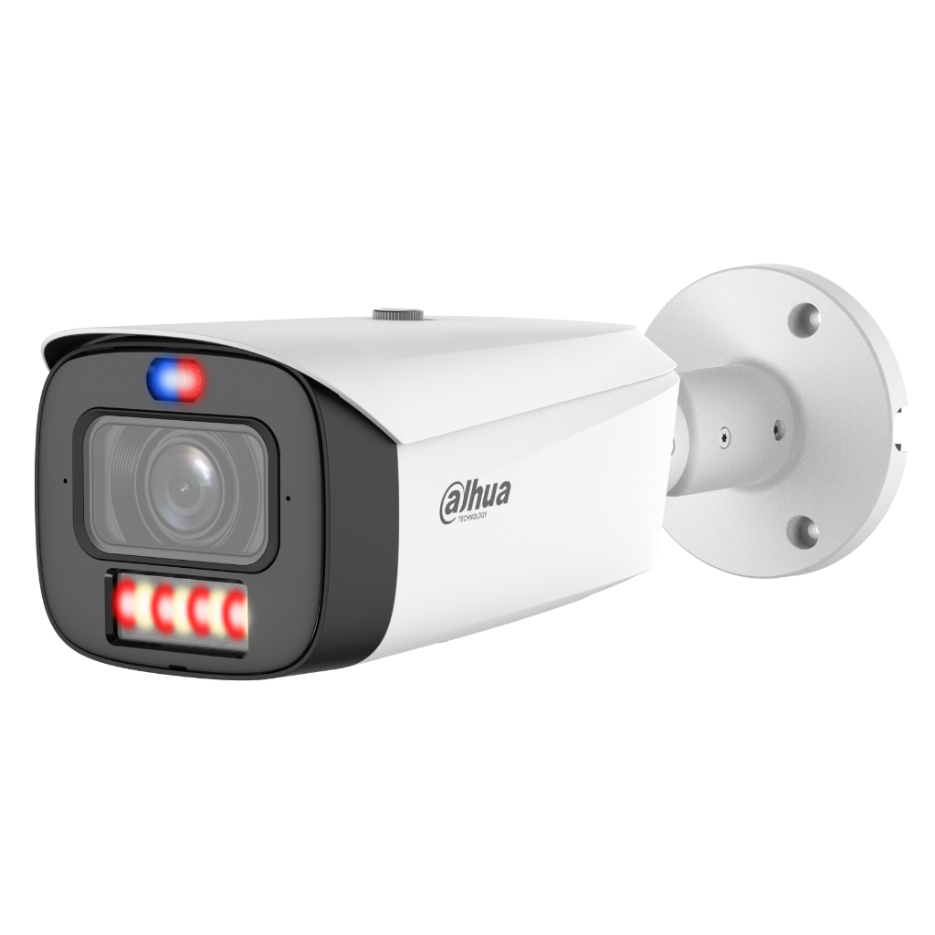 Tubular IP WizColor TiOC PRO H265 8M WDR Iluminación Dual LED60m/IR60m 2.7-12VFM IP67 PoE AUDIO MIC/Altavoz E/S AI