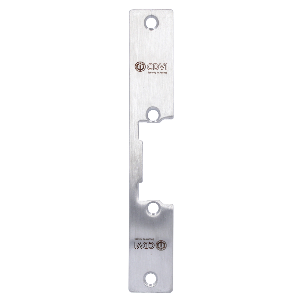 Placa frontal de acero inoxidable