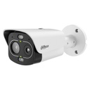 Cámara Térmica IP DUAL 256x192 10mm + 4M 12mm IP67 IK10 12-24Vdc PoE AUDIO E/S