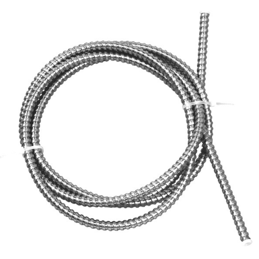 (MC T7) Manguera flexible de acero inoxidable de 2 m x 8 mm Ø