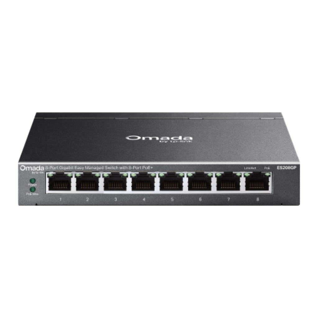 Switch Omada 8 Puertos con 8 Puertos PoE+