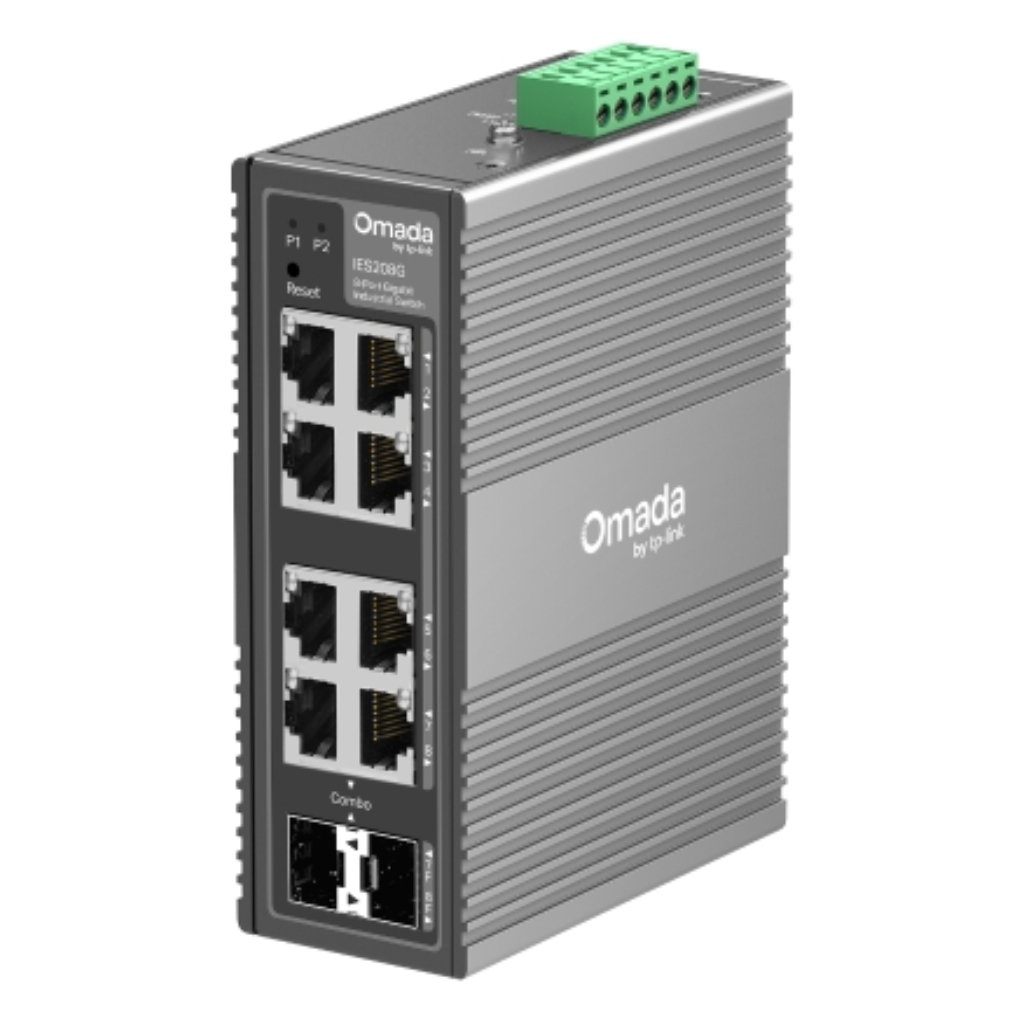Switch Industrial Omada Gigabit 8 Puertos Gestionable