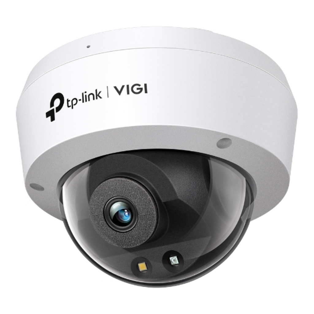 Dome IP VIGI 4MP H265+ DWDR IR30m 2.8mm IP67 ONVIF SD Mic PoE