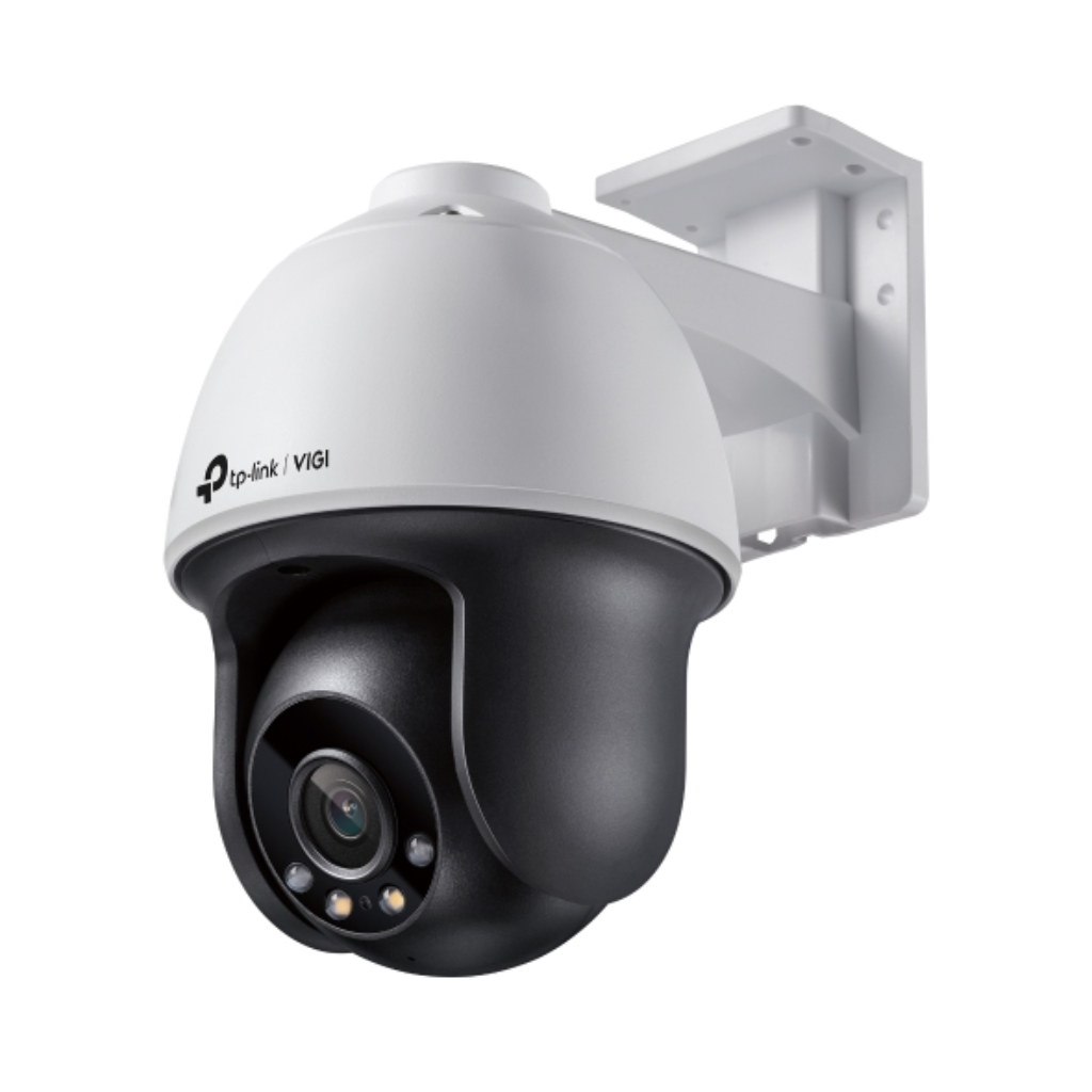 Domo PT IP VIGI 4MP H265+ dWDR IR30m 4mm IP66 ONVIF SD Audio Mic PoE/12Vdc
