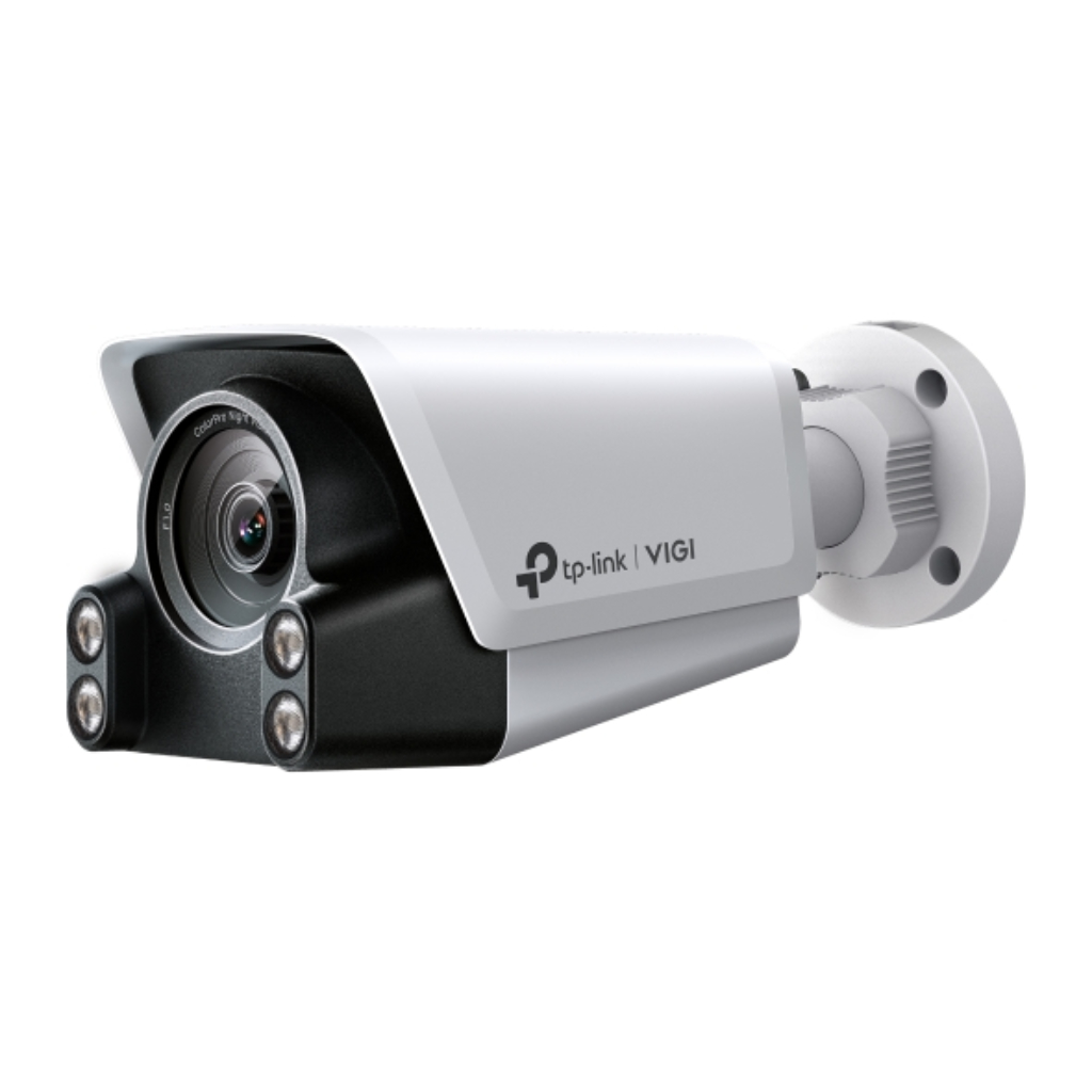 Bullet IP VIGI Visión nocturna 4MP H265+ WDR IR30m 4mm IP67 ONVIF SD Mic PoE
