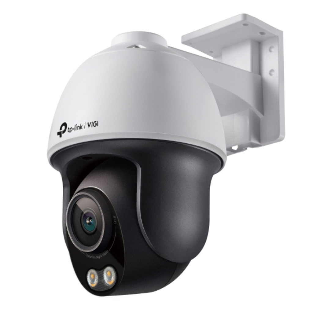 Domo PT IP Visión nocturna VIGI 4MP H265+ WDR IR30m 4mm IP66 ONVIF SD Audio Mic 12Vdc/PoE