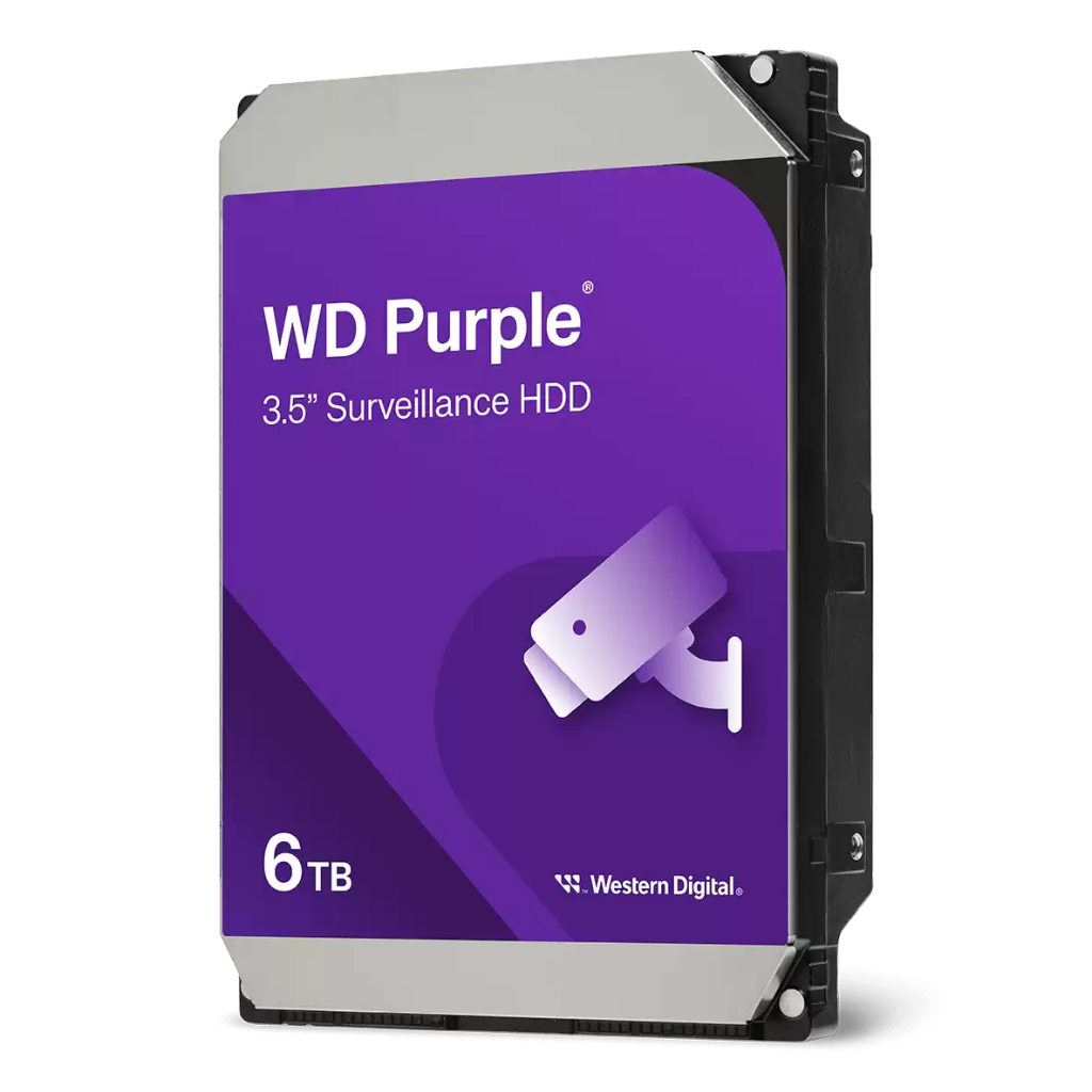 Disco duro 6TB WD Purple para Videovigilancia 3.5" SATA 256MB de caché