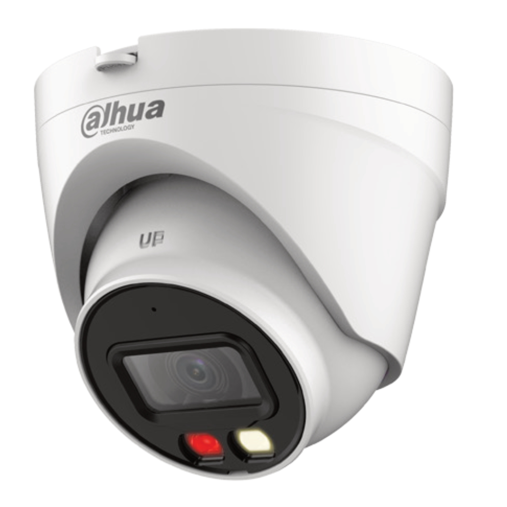 Dahua Lite - MiniDomo IP H265 4M WDR Iluminación Dual LED30m/IR30m 2.8mm IP67 PoE MIC AI (detección humana)