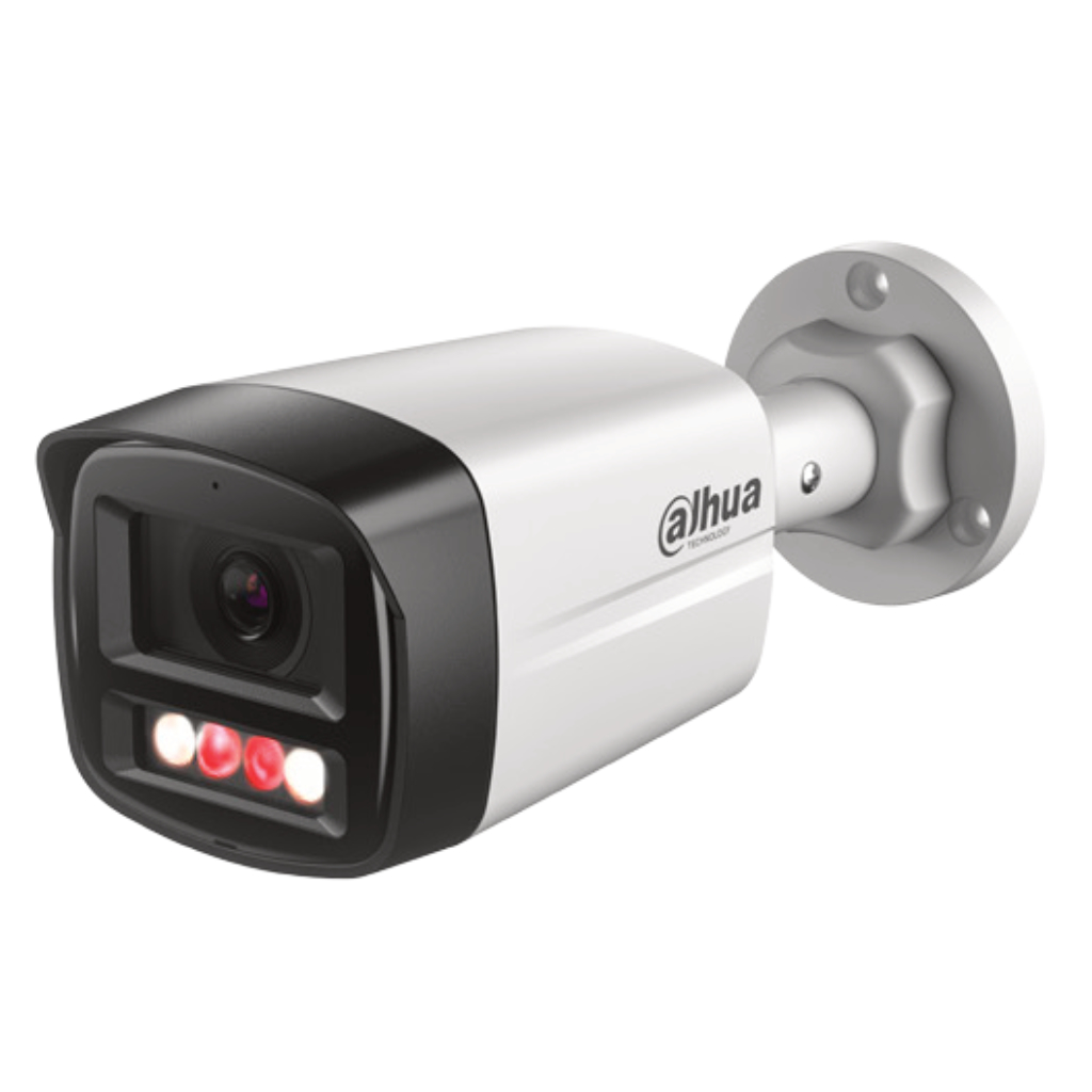 Dahua Lite - Tubular IP H265 4M WDR Iluminación Dual LED30m/IR30m 2.8mm IP67 PoE MIC AI (detección humana)